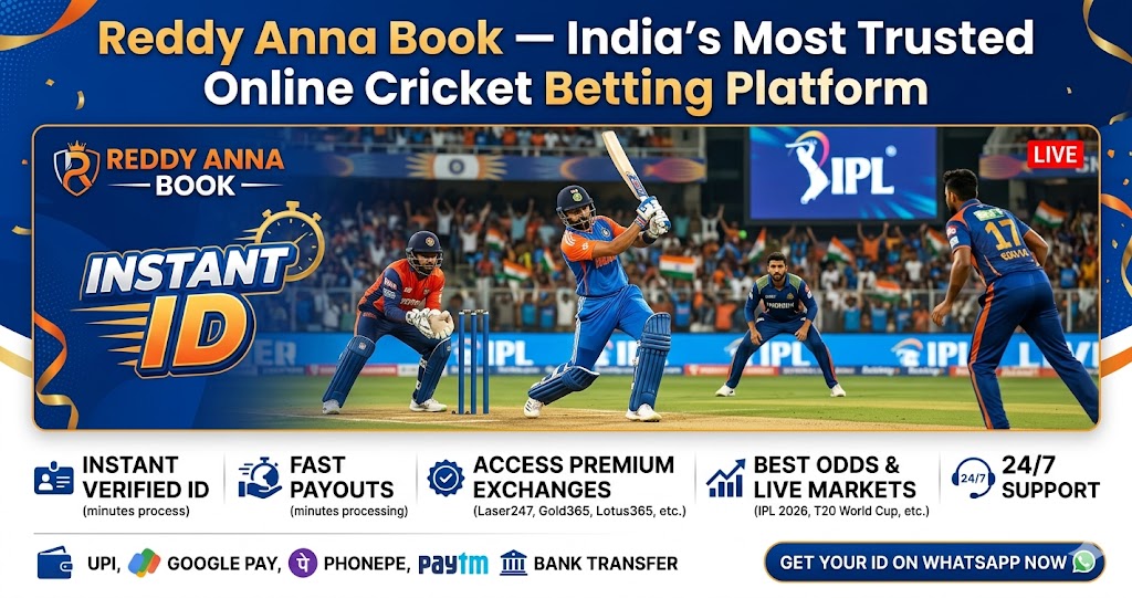 Reddy Anna Book — India's Most Trusted Online Cricket Betting Platform