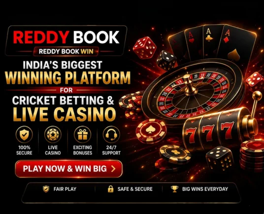 Reddy Book Win — India's Biggest Winning Platform for Cricket Betting & Live Casino