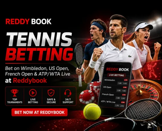 Tennis Betting — Bet on Wimbledon, US Open, French Open & ATP_WTA Live at Reddybook