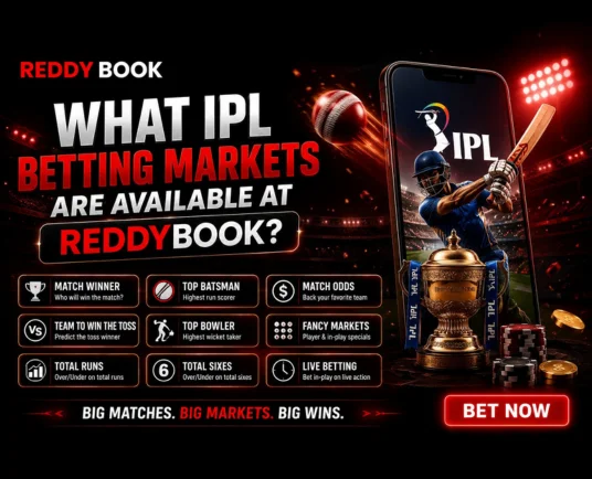 What IPL Betting Markets Are Available at Reddybook